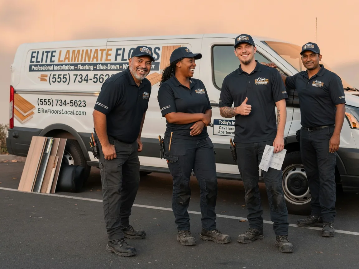Laminate flooring installation company in Hager City, WI